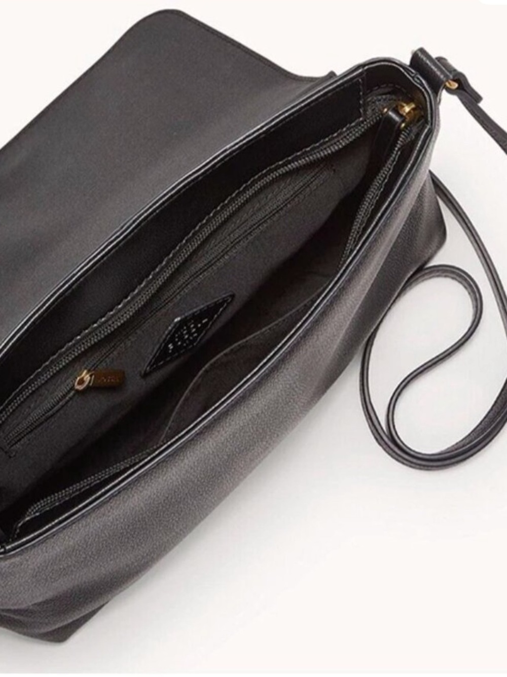 Fossil Black Leather Crossbody - Picture 4 of 4